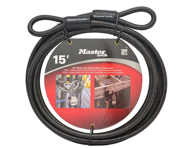 Cable Braided Steel + Loops 10mm x 4.6m 91018128 72DPFAU