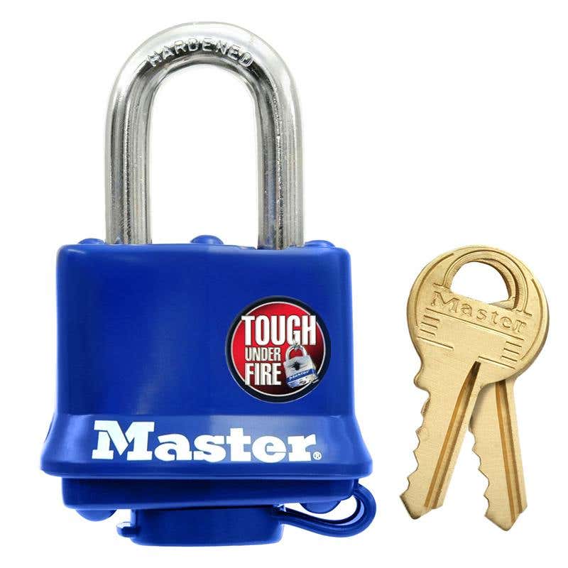 Padlock Laminated Vinyl Covered 40/25mm Blue KA_91018130_312DAU_NLA