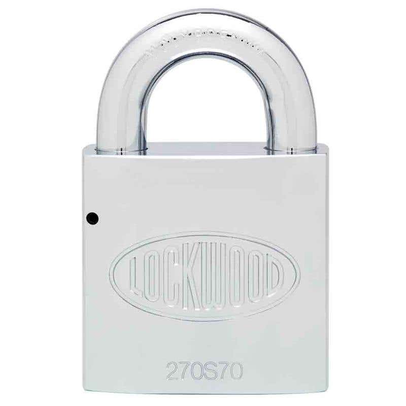 Padlock Steel 270 70/25mm maximum Security 5KD Lockwood 91018221 270S70/125/5KD
