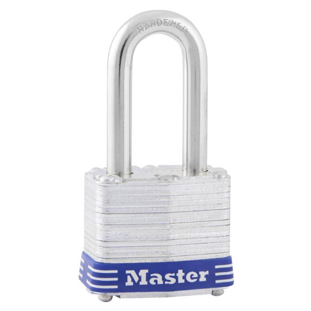 Padlock Laminated Steel Hardened Steel Shackle 40mm Extended Shackle 3DLFAU Master Lock 91018297 3DLFAU