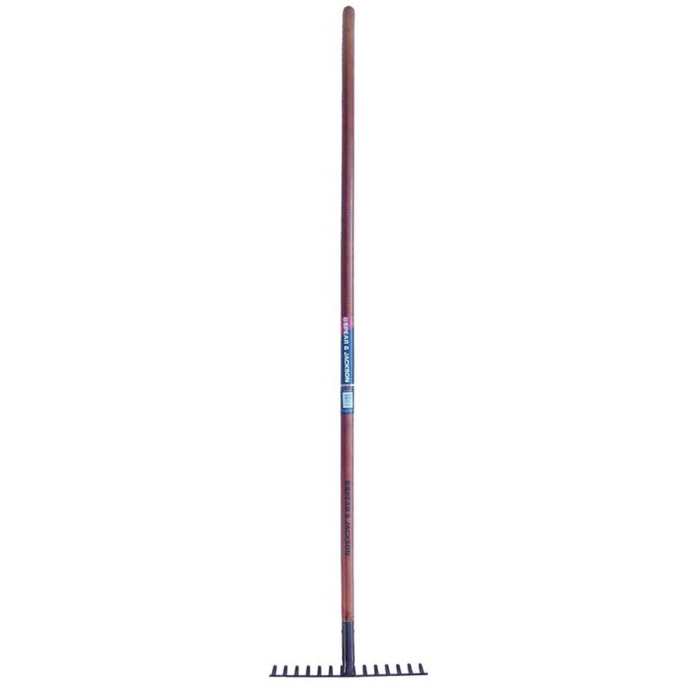 Rake Garden Metal Head Long Handle 14 Teeth 91050026 SJ-CGR1
