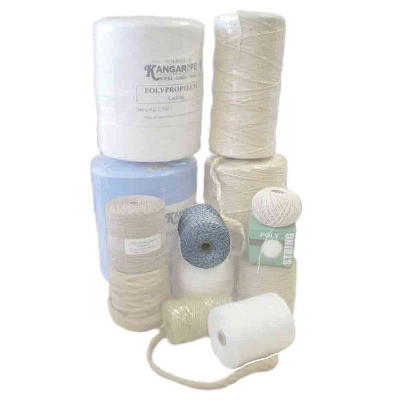 Twine Polyester Butchers 6 Ply 500m Blue/White Kangarope 91118089 TWBU500B