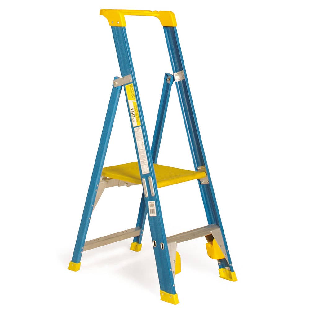 Fibreglass Platform Ladder 0.57m 170kg 91130043 FS13945