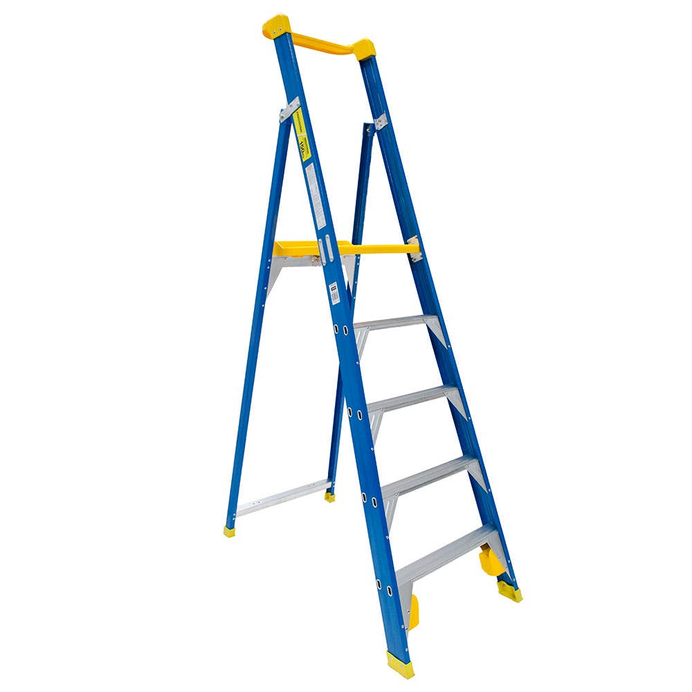 Fibreglass Platform Ladder 1.42m 170kg 91130046 FS13948
