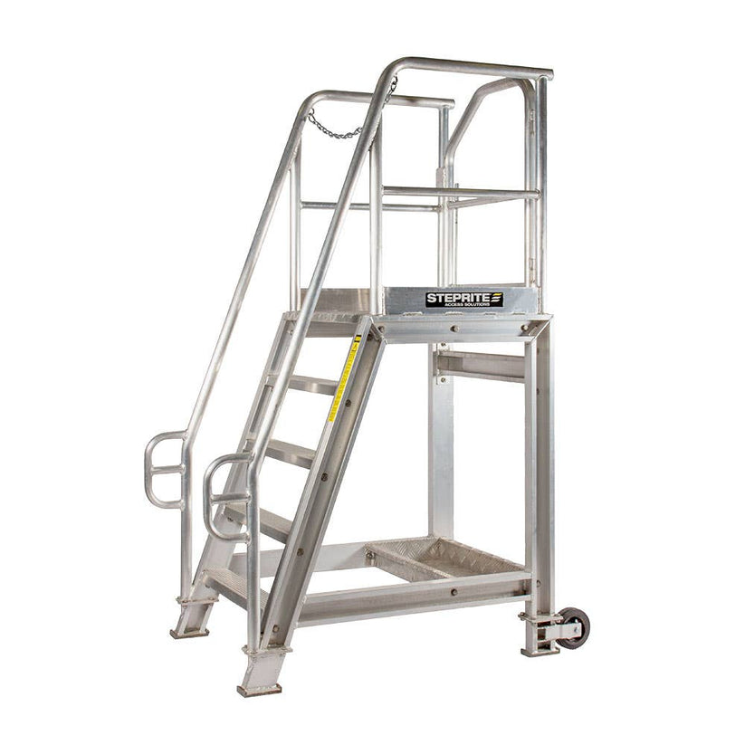 Platform Ladder Order Picker Aluminium 1.25m 250kg WPL1250 Steprite – ATOM