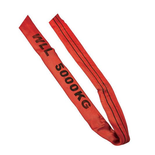 Saturn 5t 1m Red Round Polyester Lifting Sling 91180085 MRS5000X1