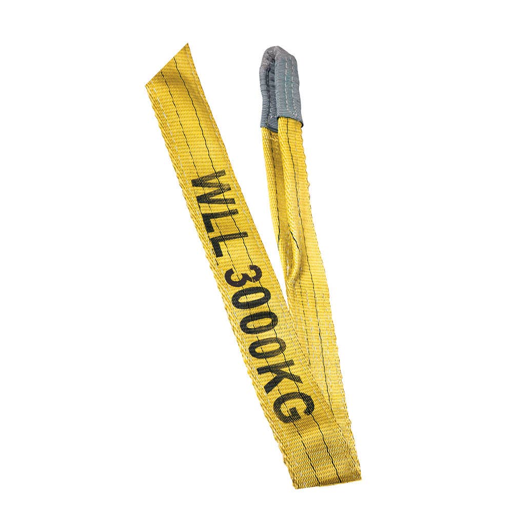 Saturn 3t 5m Yellow Flat Polyester Lifting Sling 60017460 FS3X5