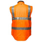 Vest Safety Hi Vis Waterproof D/N Reverse 3M Tape Orange 5XL_91200106_MV214-O-5XL