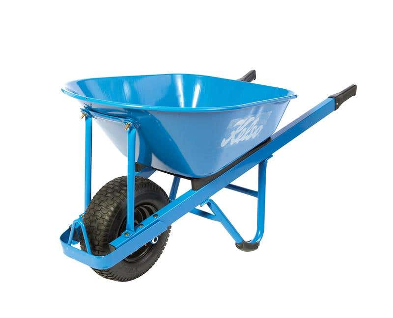 Wheelbarrow Steel Tray 95L Blue Master Builders Extra Heavy Duty 91208001 FW14001-T