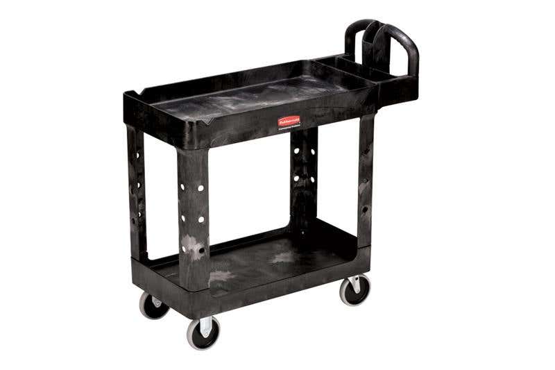 Trolley Shelf 2 Tier 227kg Load 990 x 450 x 845mm Beige 91210059 FG450088BEIG