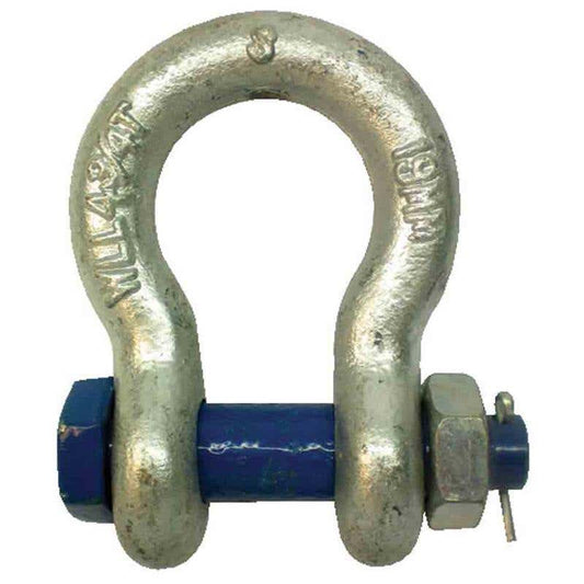 Shackle Bow Safety Blue Pin + Safety Pin 12T 91260081 503532