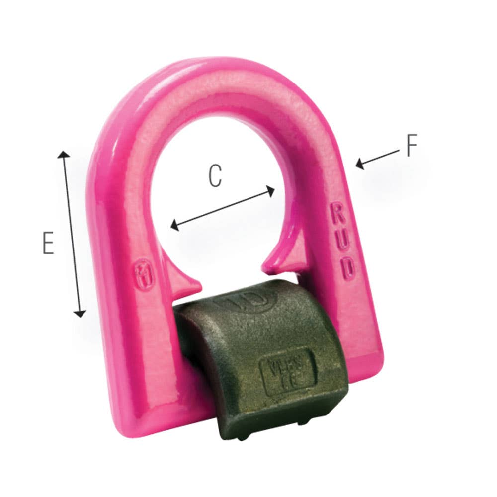 Load Ring Weld On Lifting Point With Spring 1.5t RUD 91268125 7993035