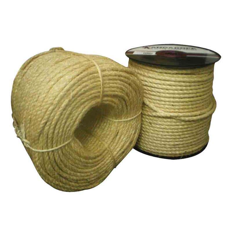 Rope Sisal 3 Strand Coil 10mm x 250m Kangarope 30002003 SS10C250