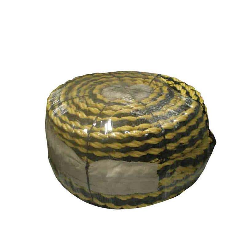 Rope Mooring Coil 40mm x 220m Black/Yellow Kangarope 91358025 SQPP40X220