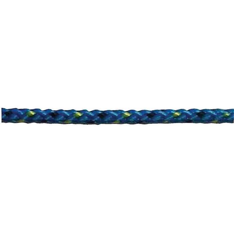 Cord Vectra Braid 8 Plait Poly Blue + Fleck 4mm x 100m Kangarope 91358132 VE04S100FBU
