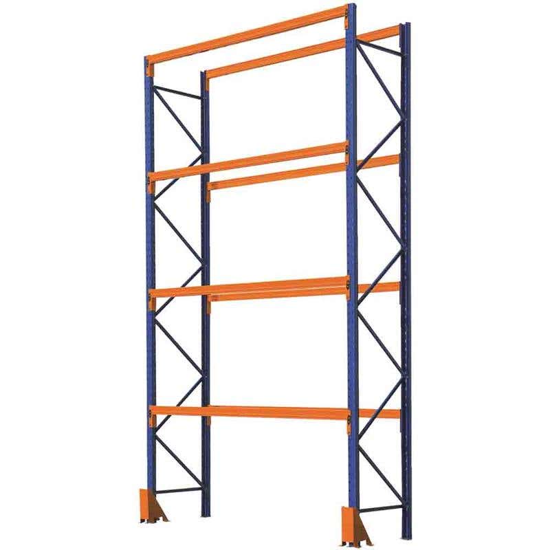 End Frame Blue Racking Pallet Racking Frame Blue 4,877 x 838mm – ATOM