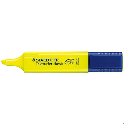 Staedtler Textsurfer Classic Highlighter 5mm Box 10 Yellow 915035406 364-1