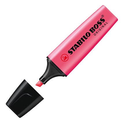 Highlighter Marker Pink 10 Pack 9005845 0070823