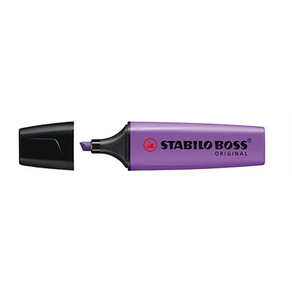 Stabilo Boss Highlighter 2-5mm Box 10 Lavender_9005844_0196186