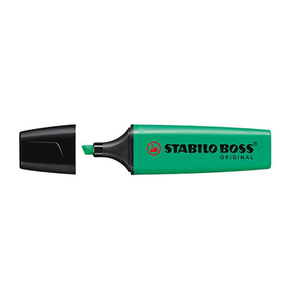 Stabilo Boss Highlighter 2-5mm Box 10 Turquoise_9005842_0072574