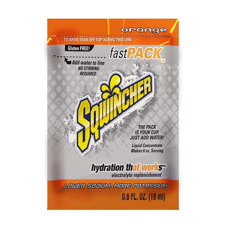 Fast Pack&reg; Hydration Sachet Orange 18ml 50 Pk 91520017 SQ0097