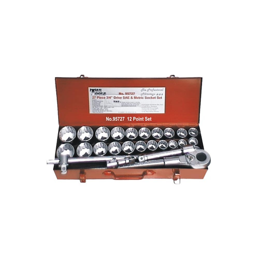 Socket Set 3/4'' Dr SAE/Metric 27 Piece_91548811_95727