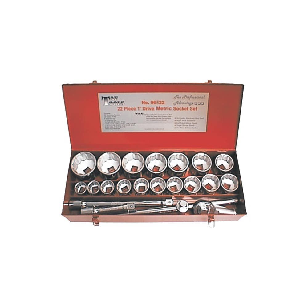 Socket Set 1'' Dr Metric 22 Piece_91548813_96522