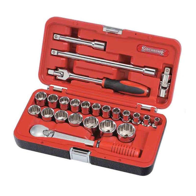 Socket Set 1/2'' Dr Metric 24 Piece 91618184 SCMT10820