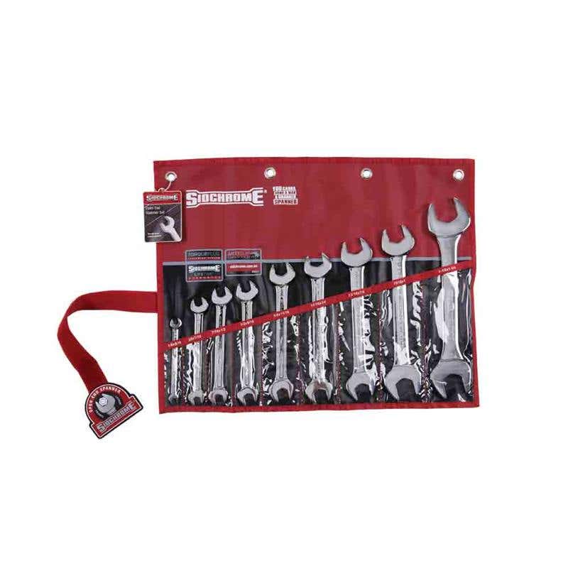 Spanner Set AF Open End 9 Piece Sidchrome 91650026 SCMT20411