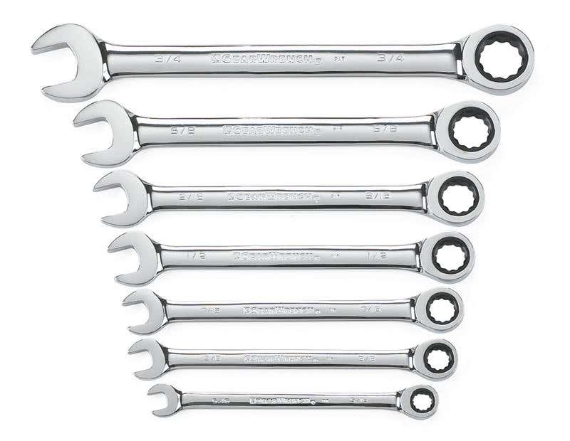Spanner + Ratchet Set 7 Piece 5/16'' - 3/4''  9317 91690094 9317