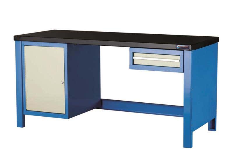 Bench Workstation 1800 x 750 x 900mm + Cabinet 1 Drawer 91708182 MOD2