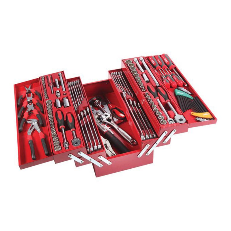 Tool Kit AF/Metric 136 Piece Cantilever 5 Tray 535 x 255 x 220mm 91710045 SCMT10136
