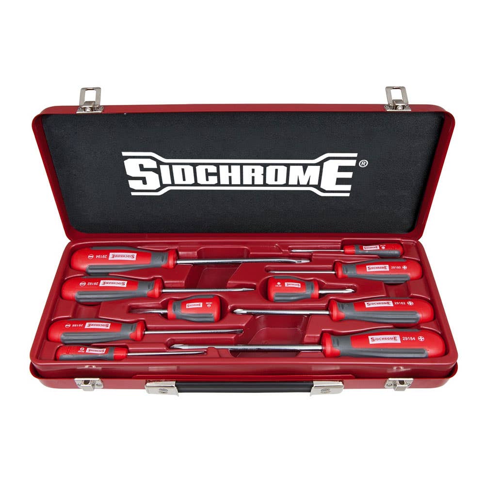 Screwdriver Set 10 Piece Ergonomic In Case  SCMT29102 91720063 SCMT29102