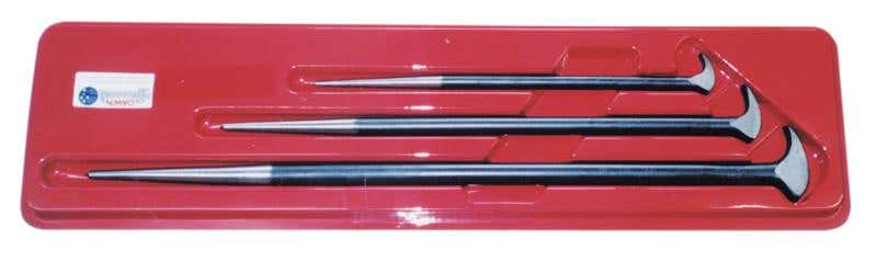 Rolling Head Lady Foot Pry Bar 3 Piece Set 300, 400 & 530mm 91760019 60150
