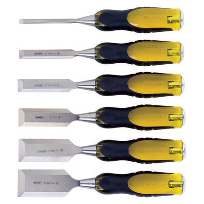 Chisel Set Wood Butt End 6-38mm 6 Piece Fatmax Stanley 91770008 16-971
