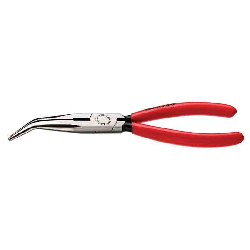 Pliers Snipe Nose 200mm Side Cutting 40 Deg Tip Knipex 91798075 2621200