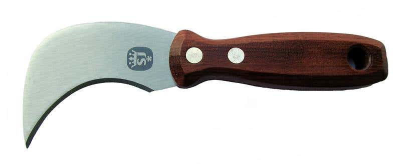 Knife Lino Chrome Plated + Wood Handle 75mm 91868102 SJ-LK75CP