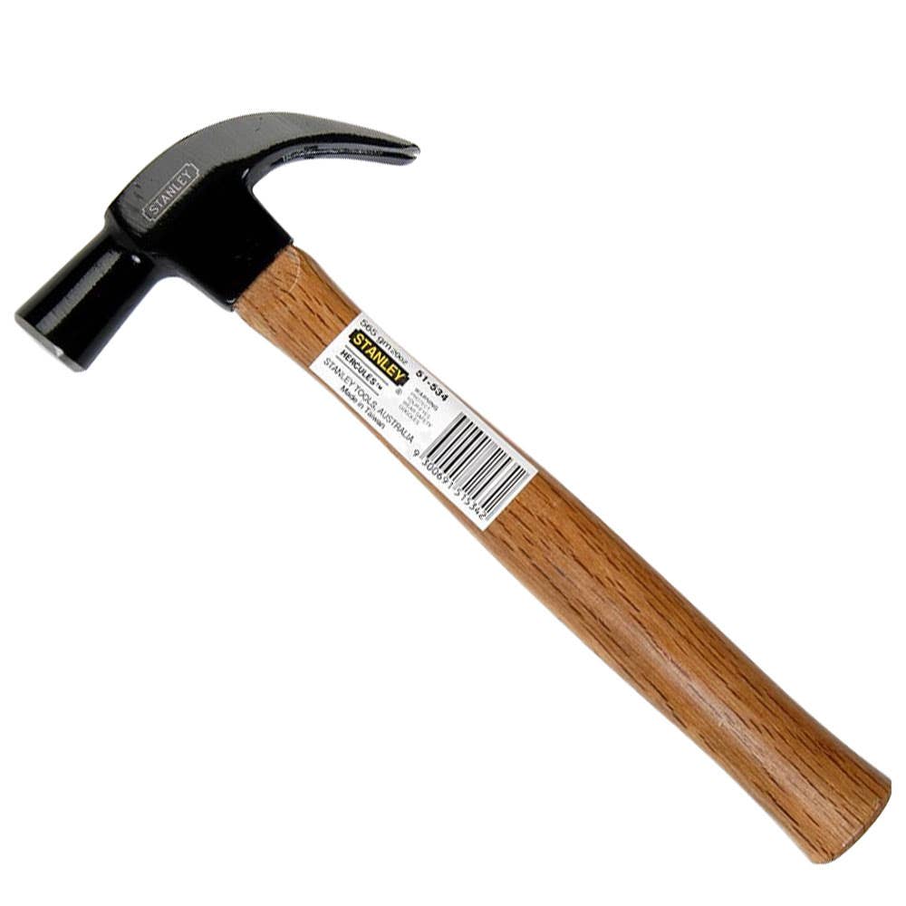 Hammer Claw Wooden Handle Hercules 567g 20oz Stanley 91888092 51-534