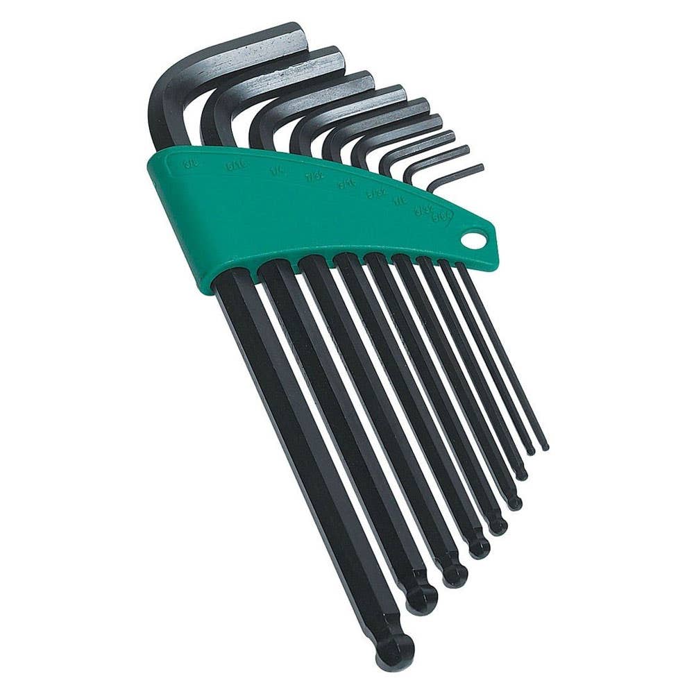 Ball Hex Key Set Metric Long Arm 9 Piece 91950001 SCMT29530