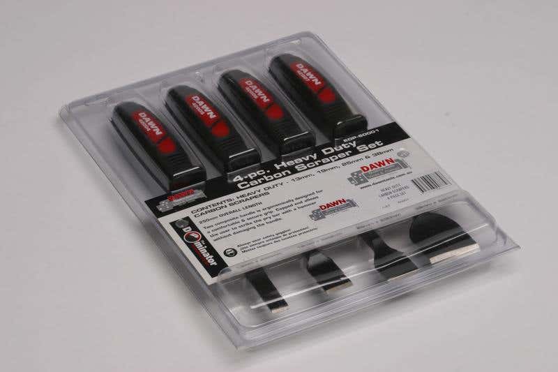 Scraper Set Dominator Heavy Duty 4 Piece Carbon 91960058 60001