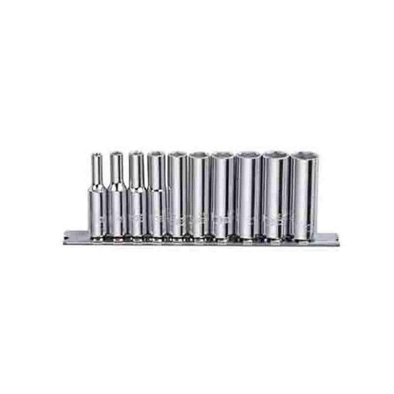 Socket Set 1/4'' Dr Metric 9 Piece Deep Sidchrome 91998011 SCMT12230