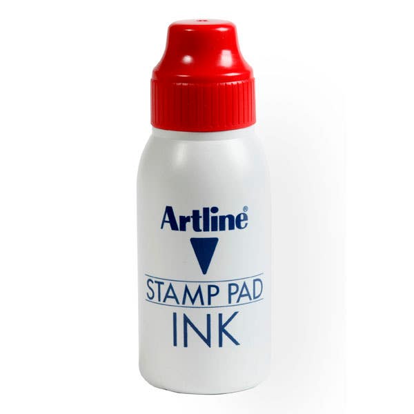 Artline ESA-2N Stamp Pad Ink 50cc Red 38825524 110502