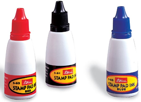 Shiny Stamp Pad Ink 28Ml Black 38819003 9S61