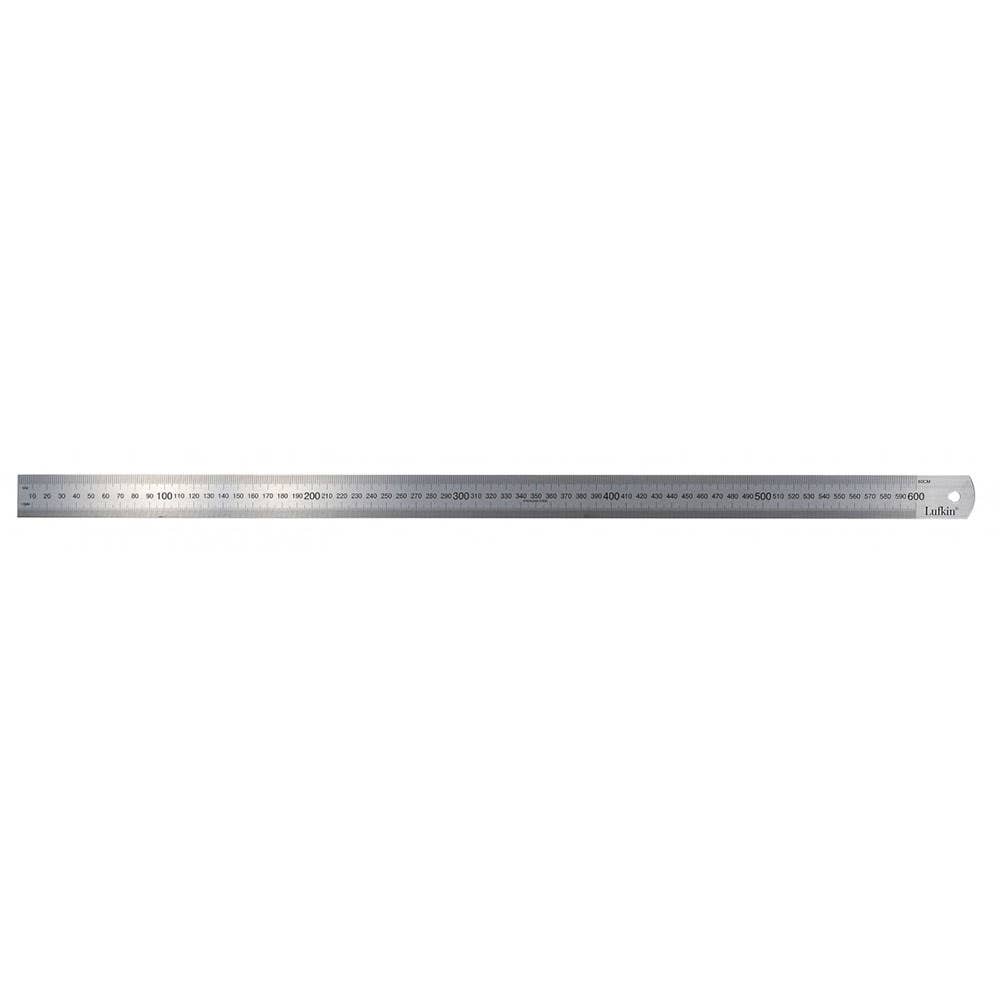 Ruler Stainless Steel 600 x 28mm AF/Metric 92010002 LSR600