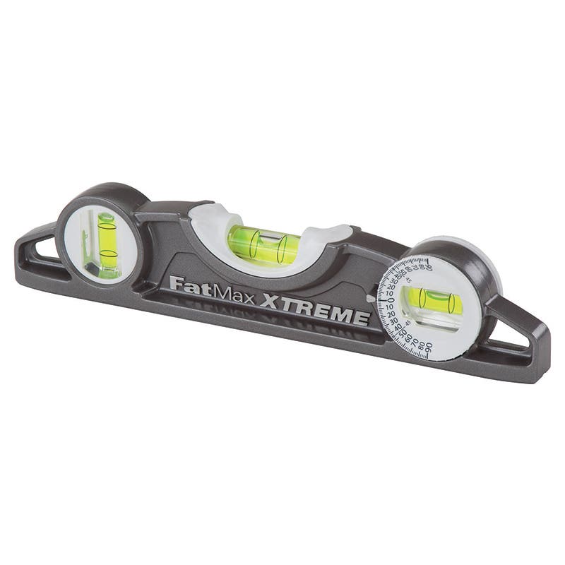 Level Spirit 225mm 3 Vial Torpedo Aluminium Magnetic 92108018 43-609