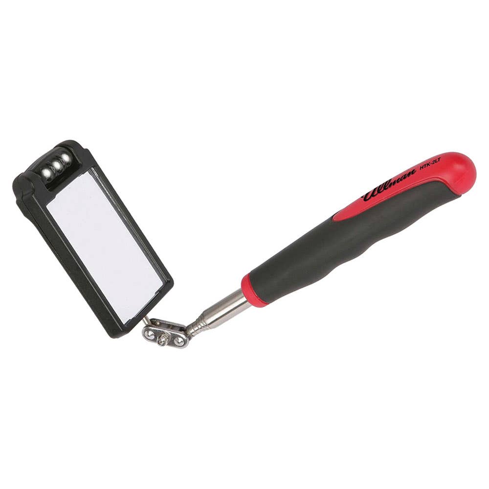 Mirror Inspection Rectangular 57 x 89mm Telescopic 760mm + LED Ullman 92110061 HTK-2LT