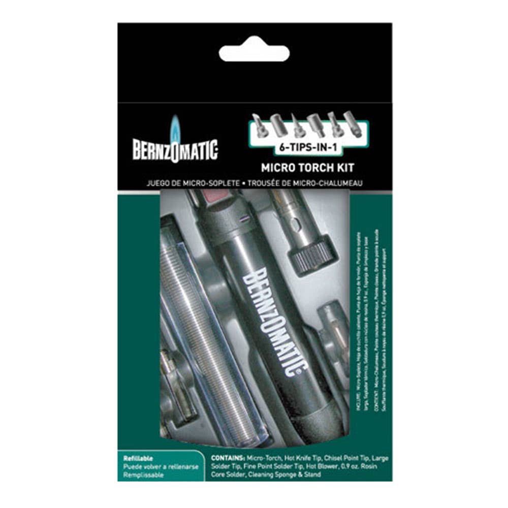 Torch Butane Kit Micro Flame Bernzomatic 92110160 1811643