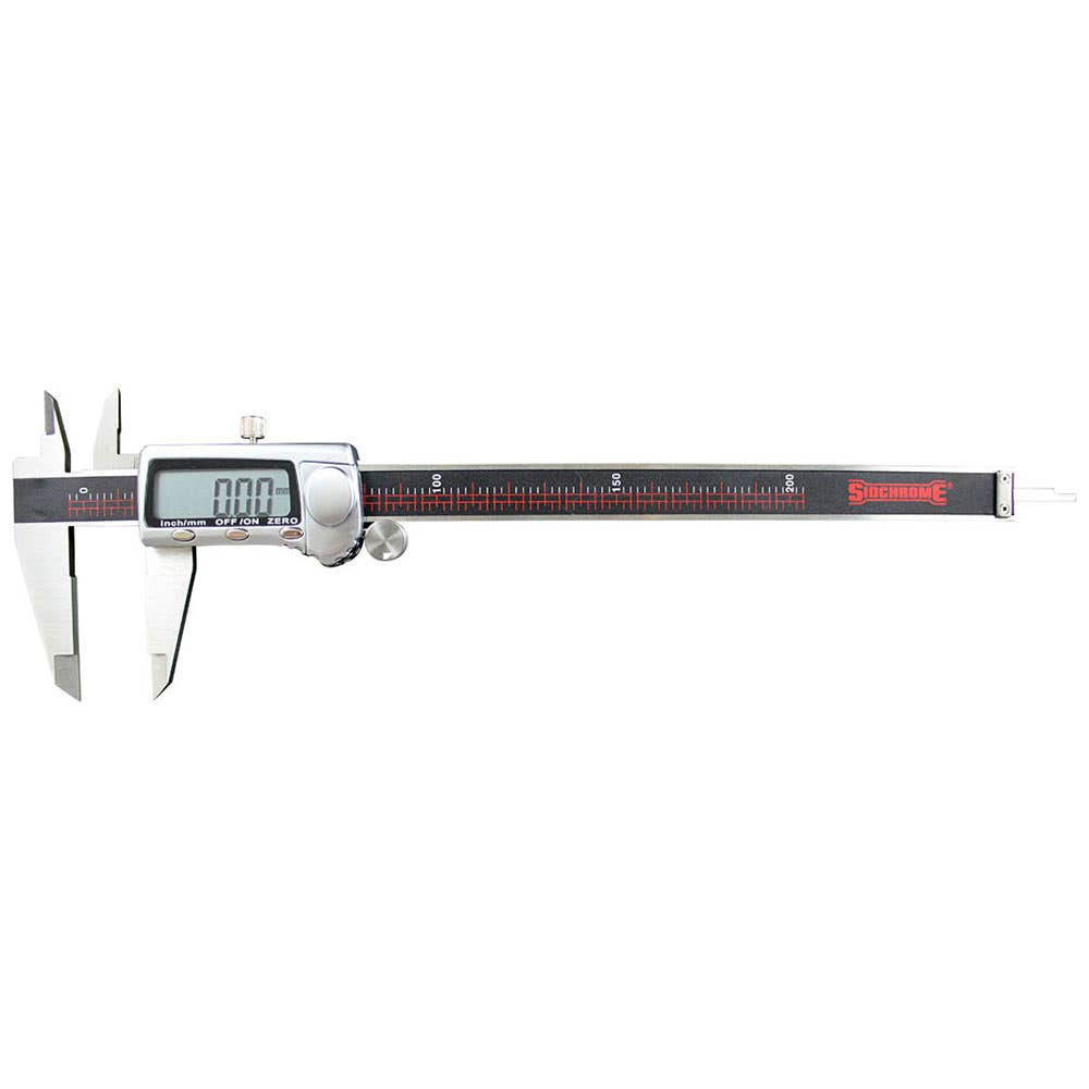 Caliper Vernier Digital 8''/200mm/8'' 0.0005''-0.01mm Sidchrome 92148013 SCMT26116