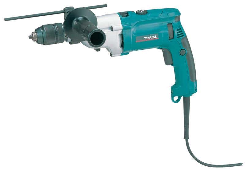 Drill Electric 20mm 240V 1010W Percussion 2 Speed + Light Makita HP2071F 92210056 HP2071F