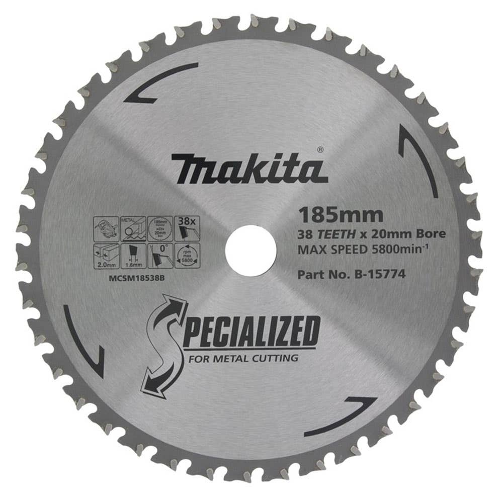 Saw Blades TCT 185 x 20 x 38T B-15774 92218151 B-15774